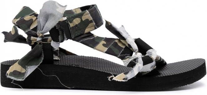 Arizona Love Trekky sandalen met camouflageprint Groen