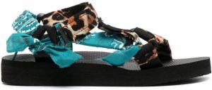 Arizona Love Trekky sandalen met luipaardprint Bruin