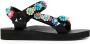 Arizona Love Trekky sandalen verfraaid met parels Zwart - Thumbnail 1