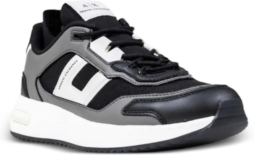 Armani Exchange Athletic sneakers met vlakken Zwart - Foto 3