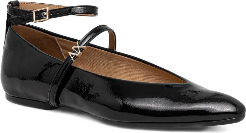 Armani Exchange Ballerina's met puntige neus en bandje Zwart - Foto 2