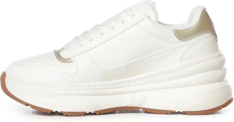 Armani Exchange Chunky sneakers met logopatch Wit - Foto 4