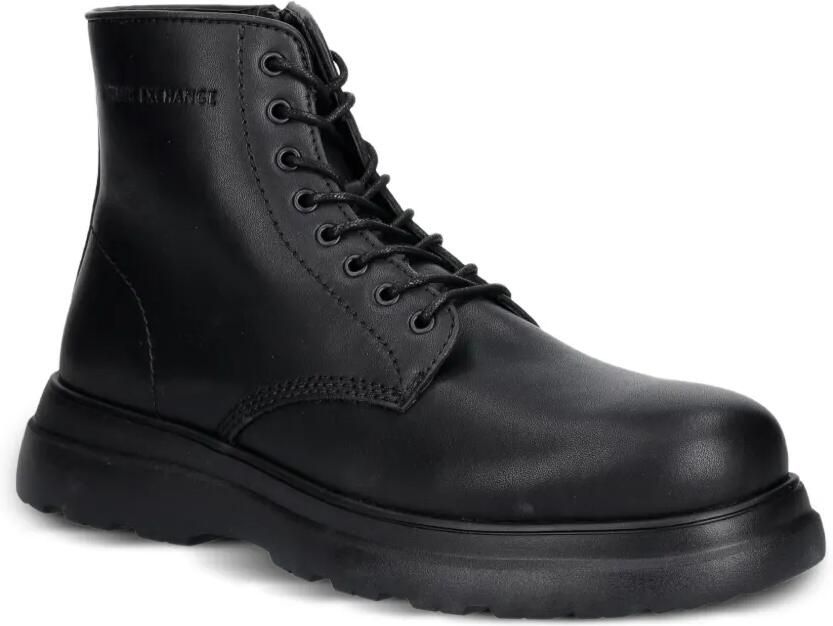 Armani Exchange Enkellaarzen met veters Zwart