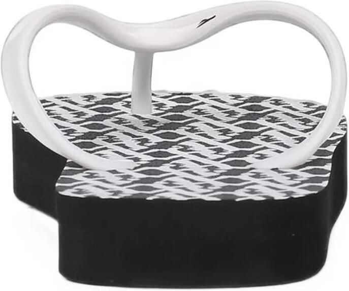 Armani Exchange geometric-print flip-flops Wit - Foto 2