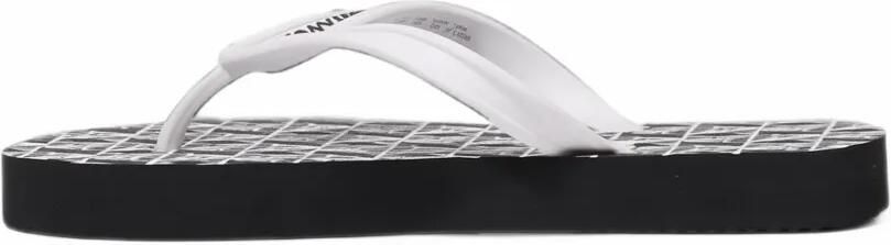 Armani Exchange geometric-print flip-flops Wit - Foto 5