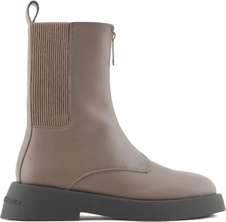 Armani Exchange Laarzen met ritsdetail Bruin