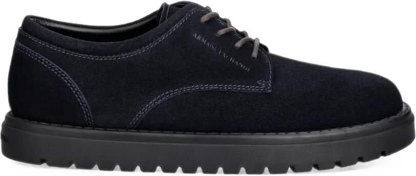 Armani Exchange Oxford veterschoenen Blauw
