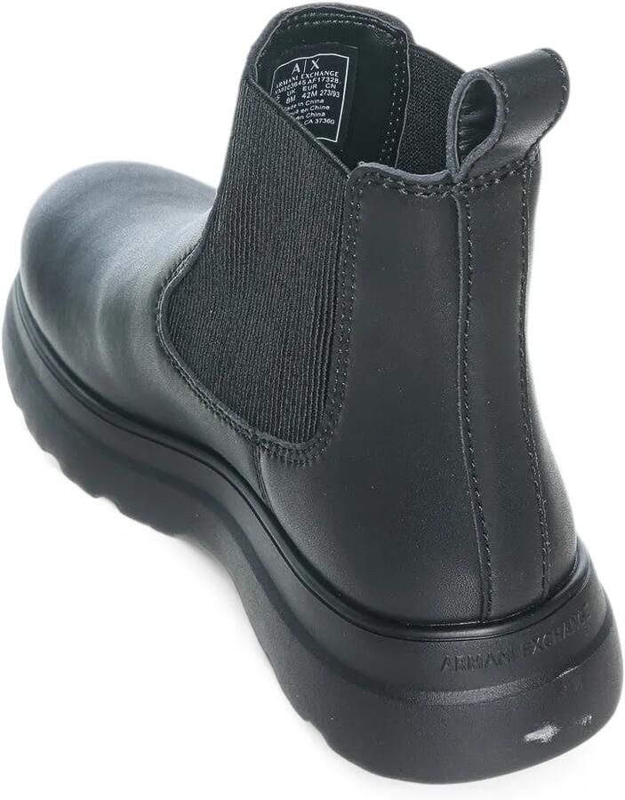 Armani Exchange leather ankle boots Zwart - Foto 2