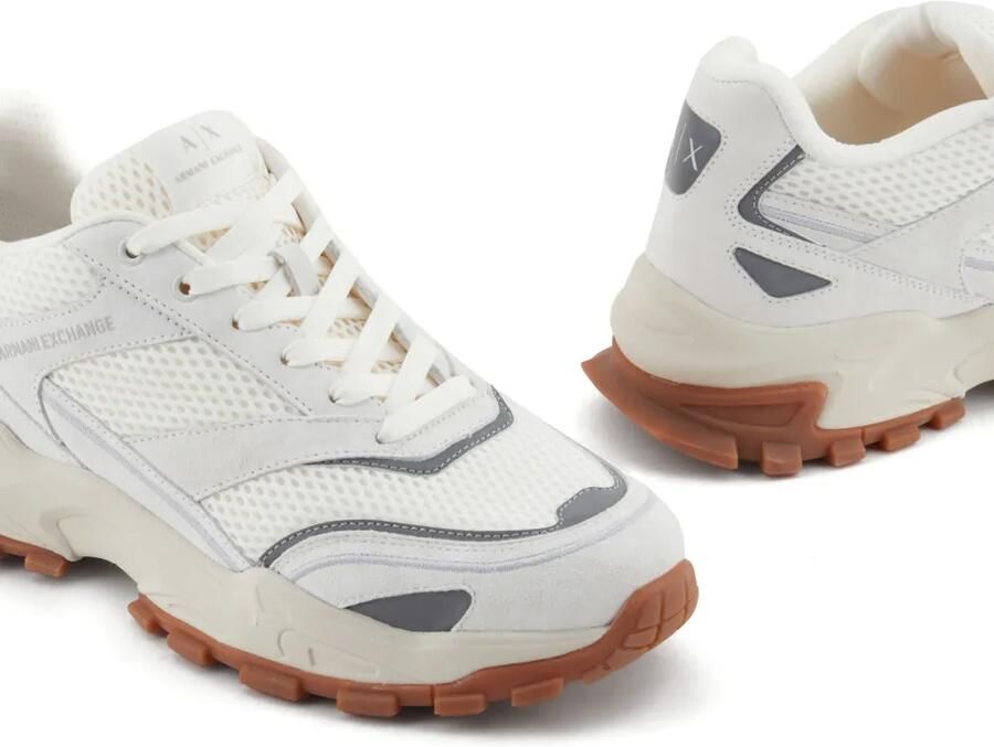 Armani Exchange Leren sneakers Wit - Foto 3
