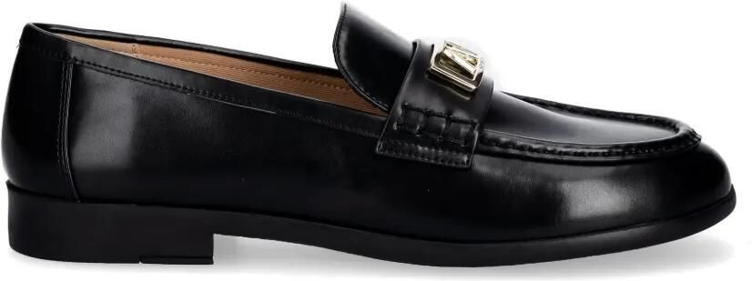 Armani Exchange Loafers met logoplakkaat Zwart