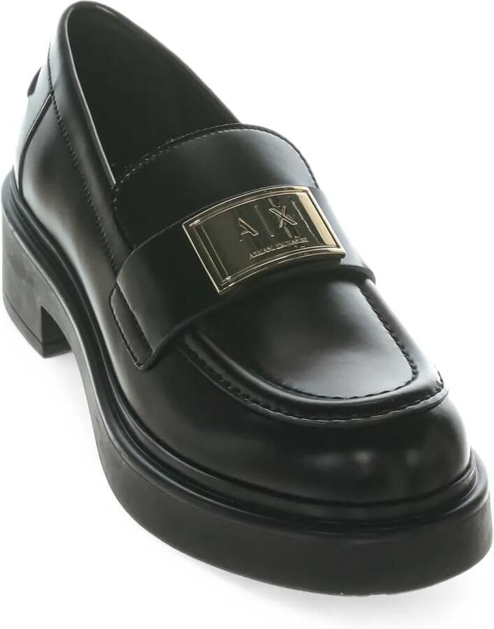Armani Exchange Loafers met logoplakkaat Zwart - Foto 3
