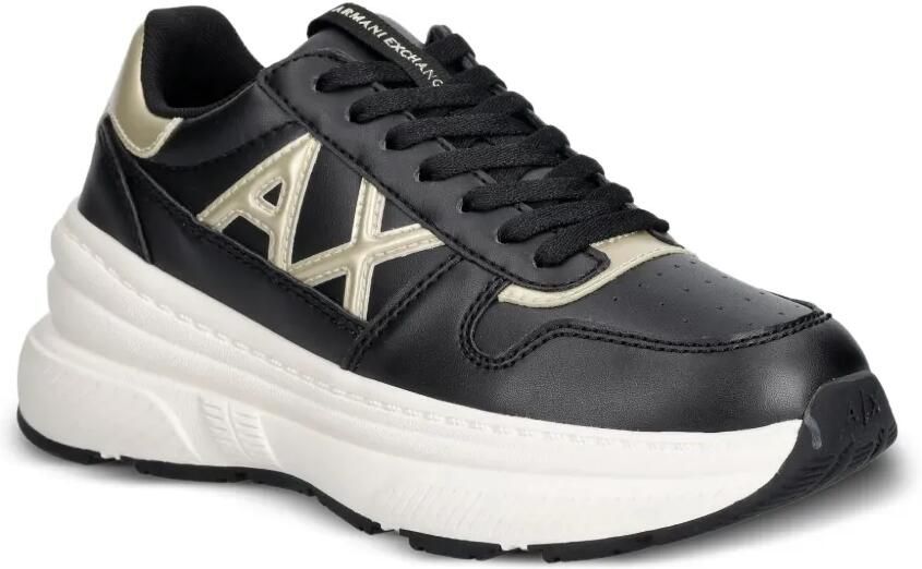 Armani Exchange Chunky sneakers met logopatch Zwart - Foto 2