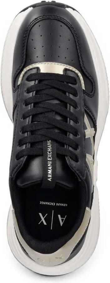 Armani Exchange Chunky sneakers met logopatch Zwart - Foto 3