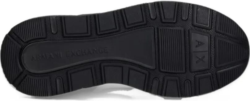 Armani Exchange logo-print panelled sneakers Zwart - Foto 5