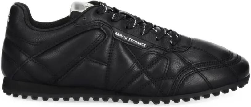 Armani Exchange Sneakers met logoprint Zwart