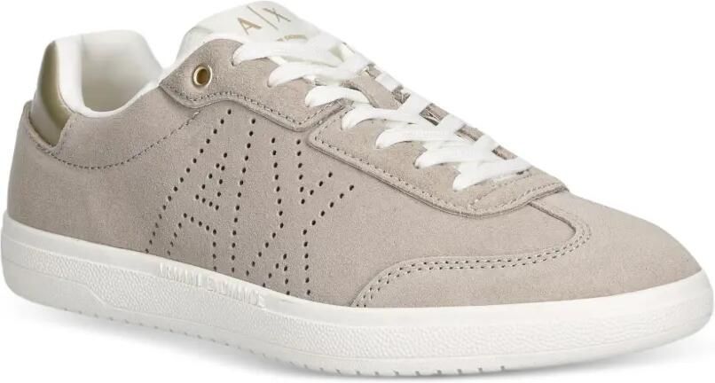 Armani Exchange Sneakers met geperforeerd details en logo Beige - Foto 3
