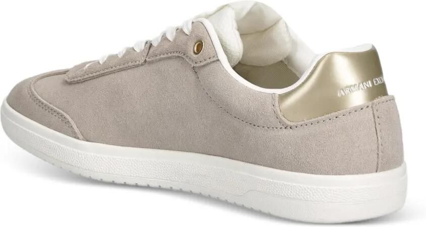 Armani Exchange Sneakers met geperforeerd details en logo Beige - Foto 2