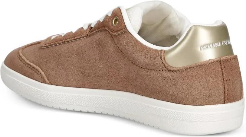 Armani Exchange Suède sneakers Bruin - Foto 2