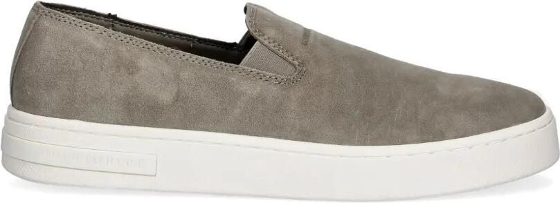 Armani Exchange Sneakers met logo-reliëf Grijs