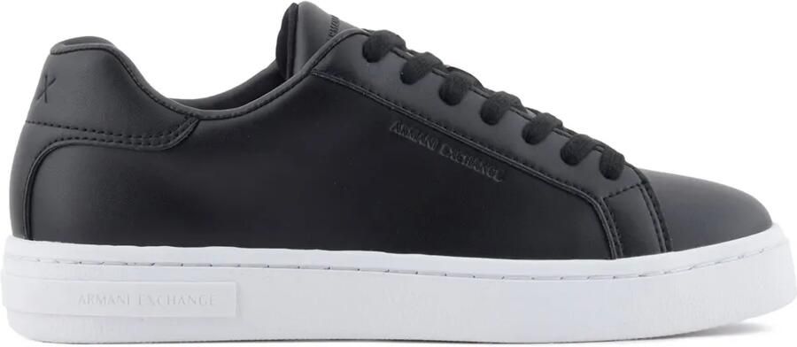 Armani Exchange Sneakers met logo Zwart