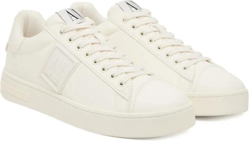 Armani Exchange Sneakers met logopatch Beige - Foto 4