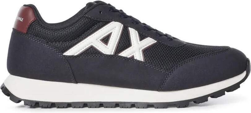 Armani Exchange Sneakers met logopatch Blauw