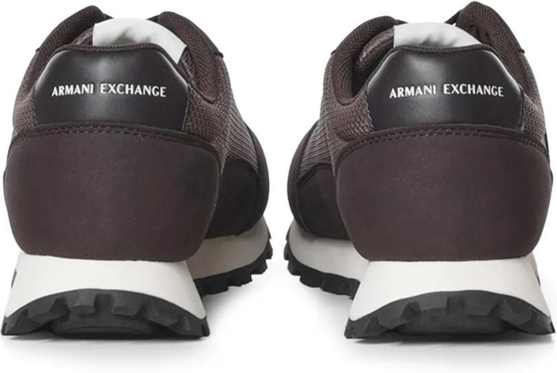 Armani Exchange Sneakers met logopatch Bruin - Foto 2