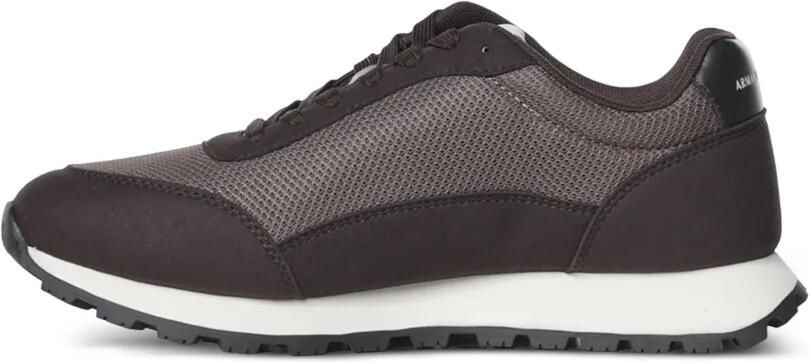 Armani Exchange Sneakers met logopatch Bruin - Foto 4