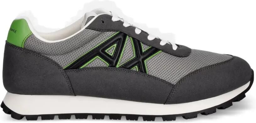 Armani Exchange Sneakers met logopatch Grijs