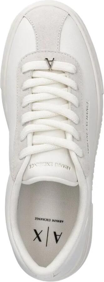 Armani Exchange Sneakers met logoplakkaat en plateauzool Wit - Foto 5