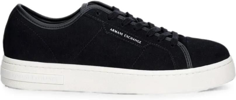 Armani Exchange Sneakers met logoprint Blauw