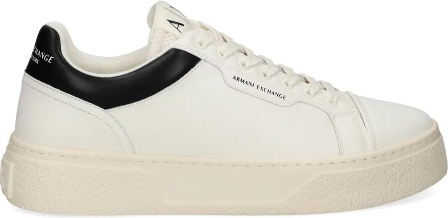Armani Exchange Sneakers met logoprint Wit