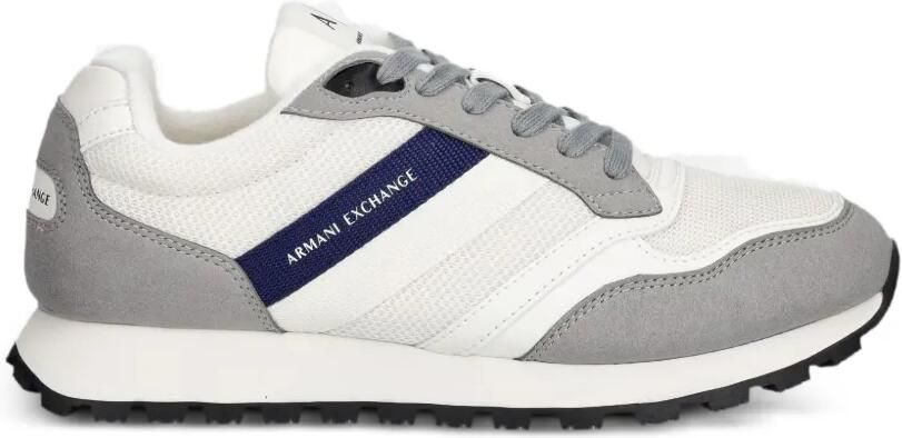 Armani Exchange Sneakers met logoprint Wit