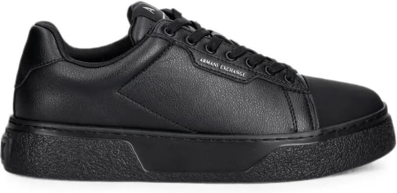 Armani Exchange Sneakers met logoprint Zwart
