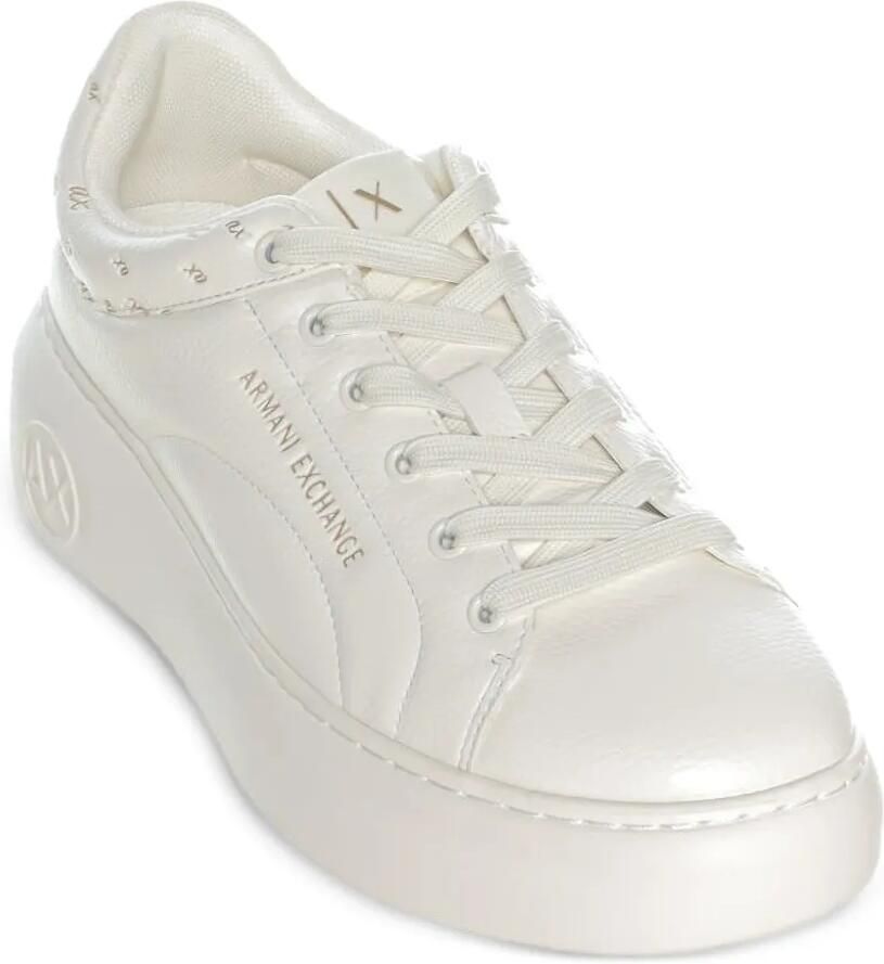 Armani Exchange Sneakers met plateauzool Wit - Foto 2