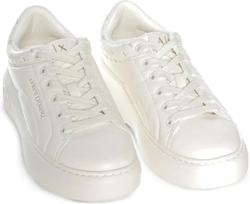 Armani Exchange Sneakers met plateauzool Wit - Foto 3