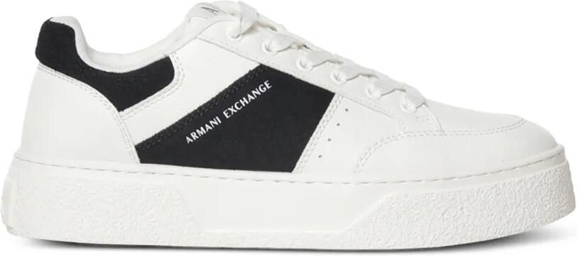Armani Exchange Sneakers met plateauzool Wit