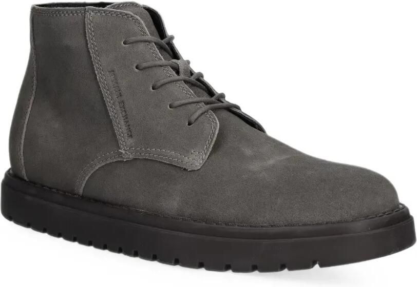 Armani Exchange suede lace-up boots Grijs - Foto 2
