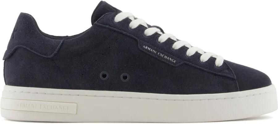 Armani Exchange Suède loafers Blauw