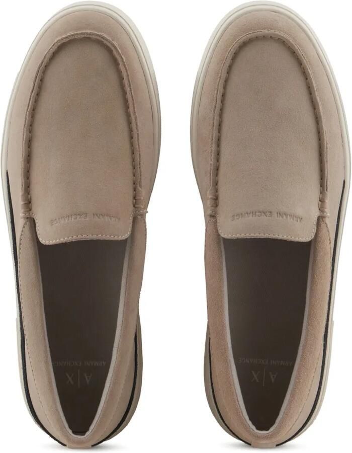 Armani Exchange Suède slip-on sneakers Beige - Foto 2