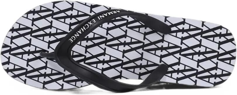 Armani Exchange Teenslippers met logoprint Wit - Foto 3