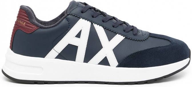 Heren Sneakers voor Heren Schoenen voor voor Sneakers voor Lage sneakers  Armani Exchange Sneakers Met Logopatch in het Zwart voor heren  allware.com.br