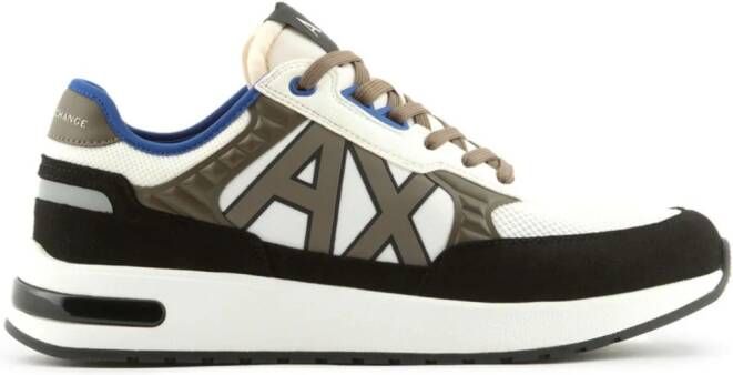 Armani Exchange Sneakers met logopatch Zwart