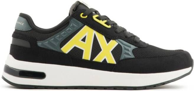 Armani Exchange Sneakers met logoprint Zwart