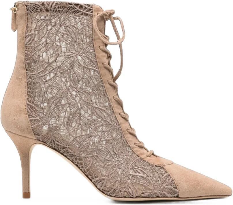 Arteana Venezia enkellaarzen met veters Beige