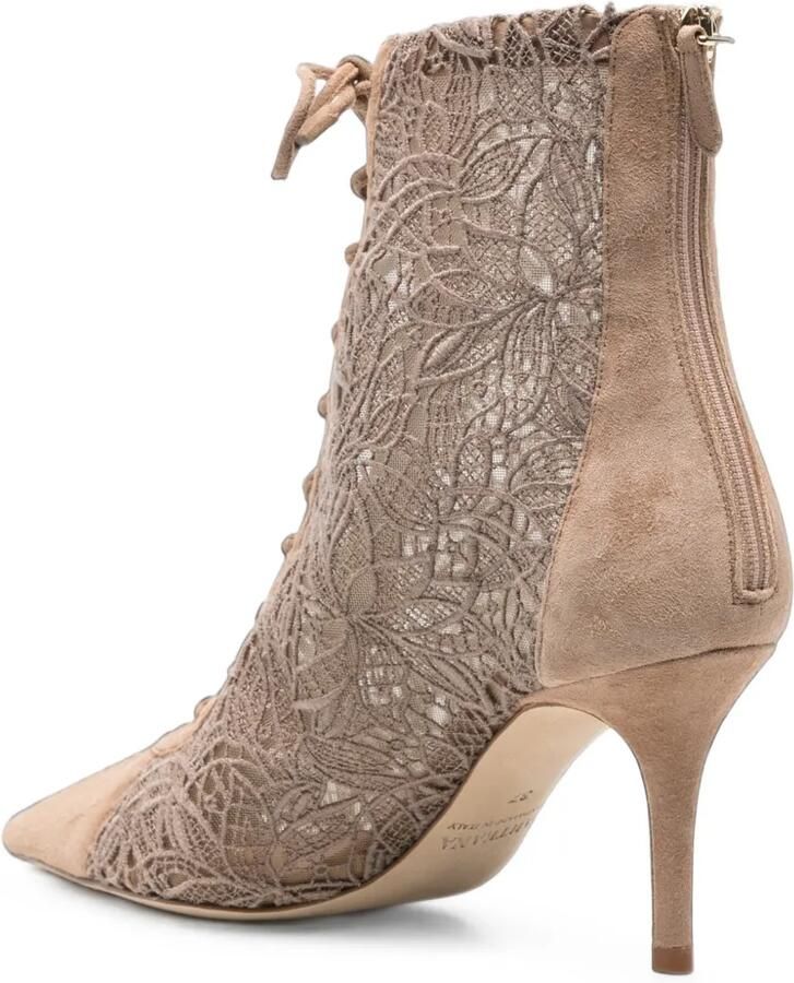 Arteana Venezia enkellaarzen met veters Beige - Foto 3