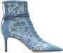 Arteana Torino 75 mm denim laarzen Blauw - Thumbnail 1
