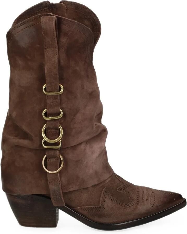 A.S.98 Calix slouchy Western boots Bruin