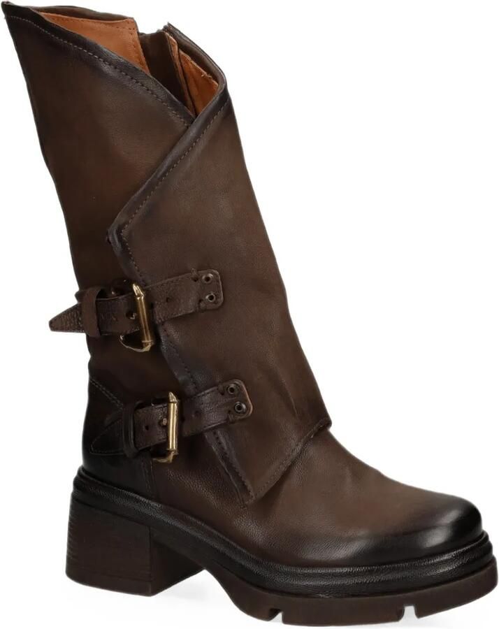 A.S.98 Easton buckle-fastening leather boots Bruin - Foto 2