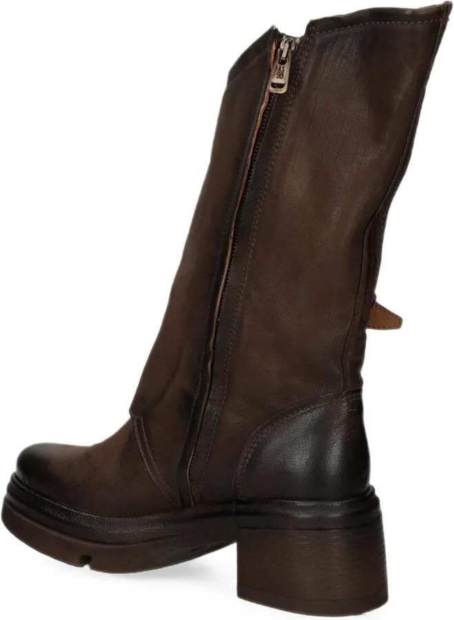 A.S.98 Easton buckle-fastening leather boots Bruin - Foto 3